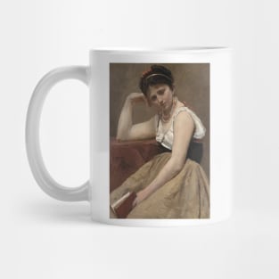 Interrupted Reading by Jean-Baptiste-Camille Corot Mug